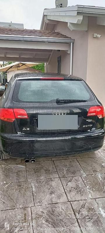 Usata Audi A3 Ambition 170 CV (125 kW) 2007 Nero Utilitaria
