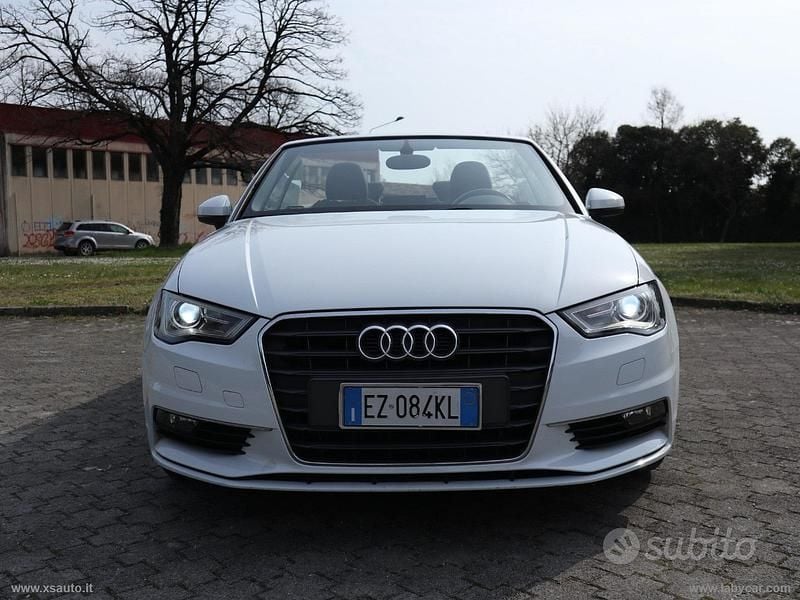 Usata Audi A3 Cabriolet 2015 Bianco Cabrio