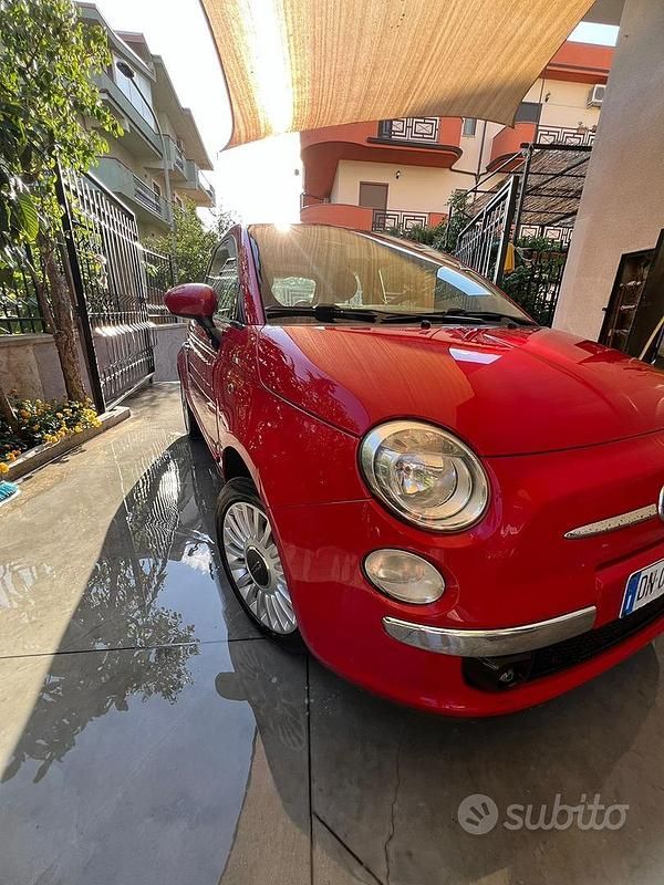 Usata Fiat 500 100 CV (73 kW) 2008 Rosso Utilitaria