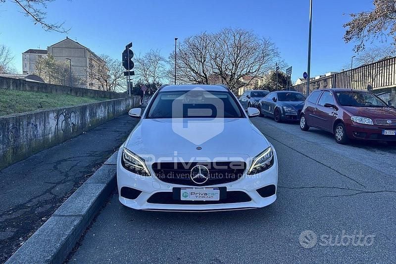 Usata Mercedes C220 194 CV (142 kW) 2019 Bianco Station wagon