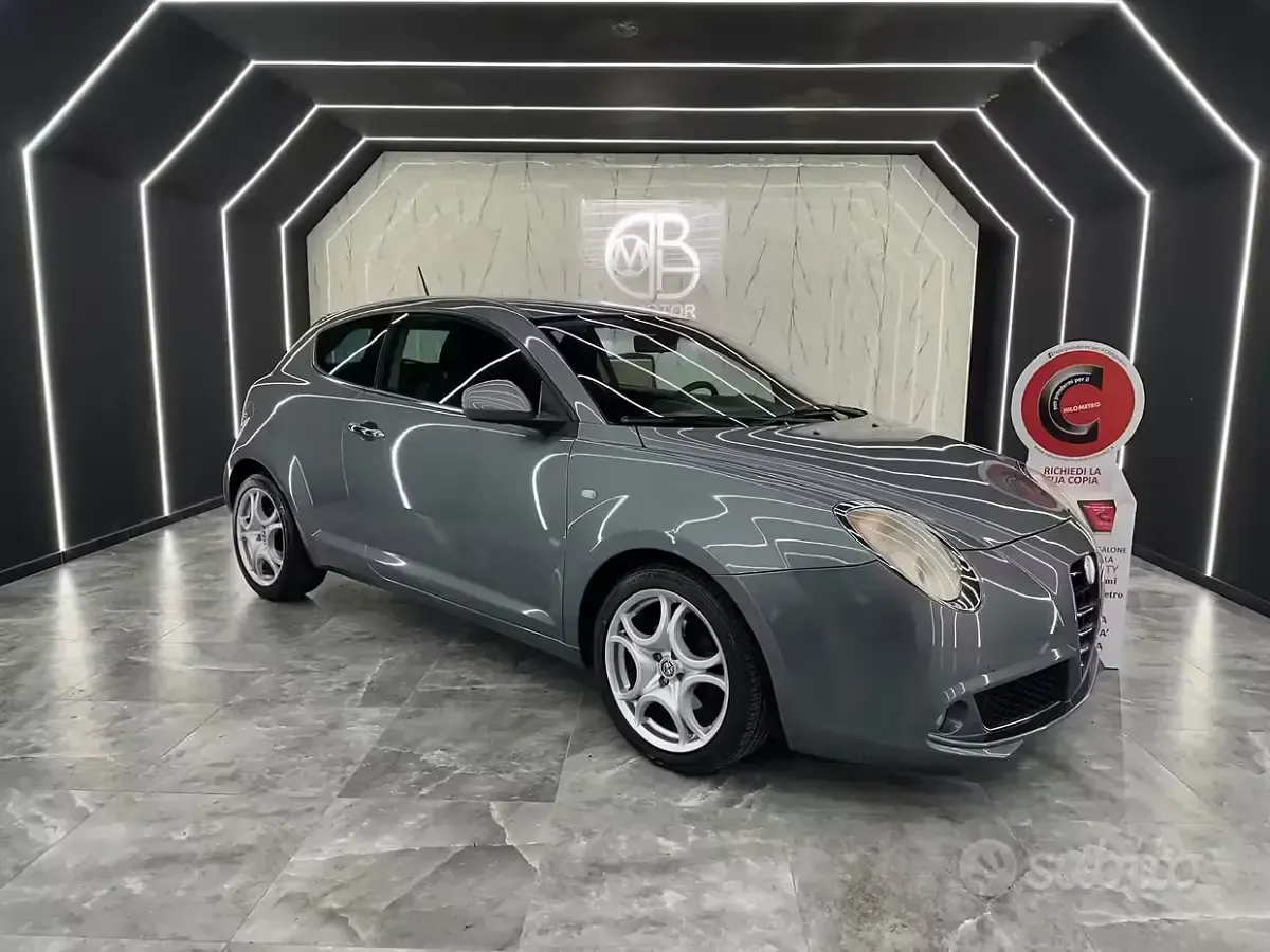 Usata Alfa Romeo MiTo Progression 120 CV (88 kW) 2010 Nero Utilitaria