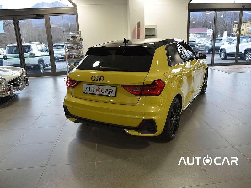 Usata Audi A1 Sportback S-Line 110 CV (80 kW) 2022 Python yellow metallic Utilitaria