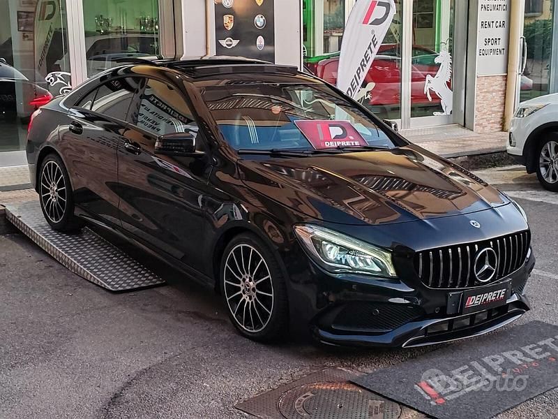 Usata Mercedes CLA200 Premium 156 CV (114 kW) 2018 Nero Berlina