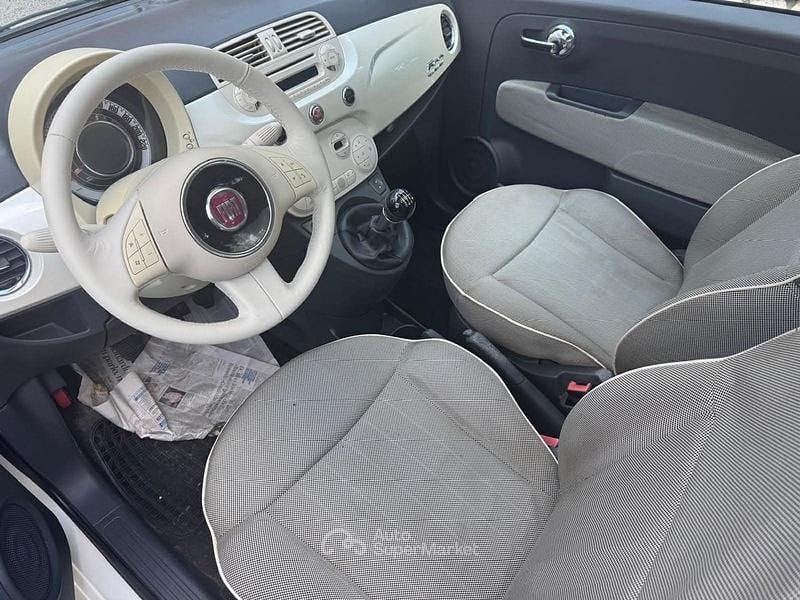 Usata Fiat 500 99 CV (72 kW) 2009 Bianco Cabrio