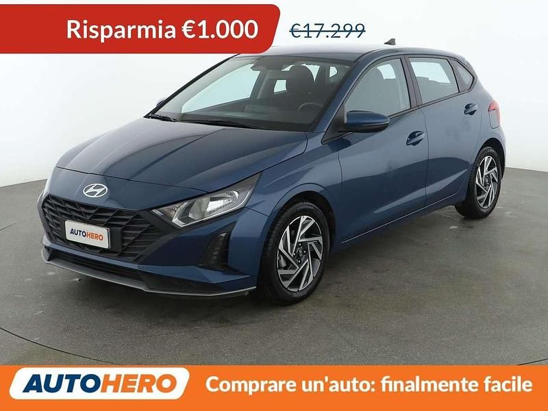 Blu/azzurro Usata 2024 Hyundai i20 Utilitaria | 16.299 € (Buon prezzo) - Immagine 1/3
