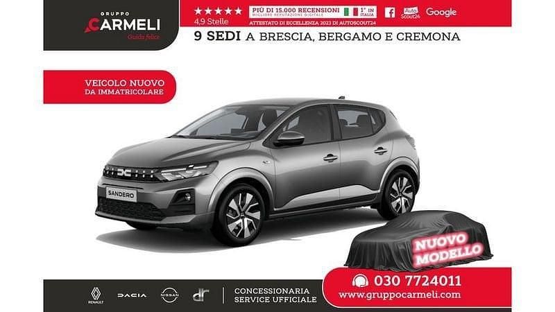 Nuova Dacia Sandero Expression 101 CV (74 kW) 2026 Grigio Utilitaria