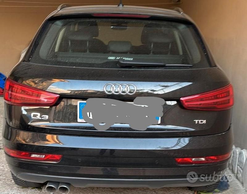 Usata Audi Q3 120 CV (88 kW) 2017 Nero SUV