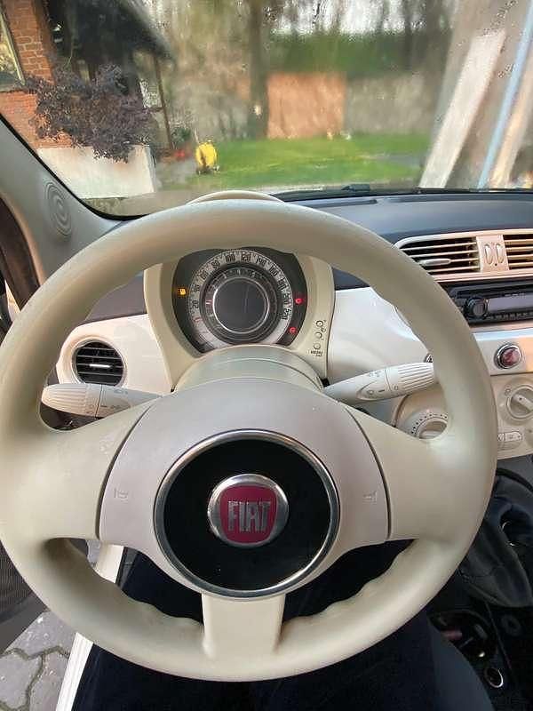 Usata Fiat 500 69 CV (50 kW) 2009 Bianco Cabrio