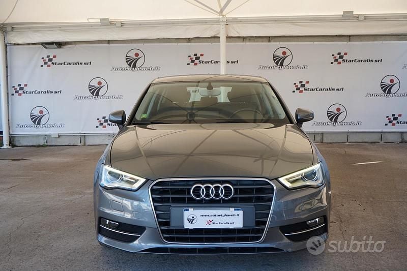 Usata Audi A3 Attraction 110 CV (80 kW) 2015 Grigio scuro Berlina
