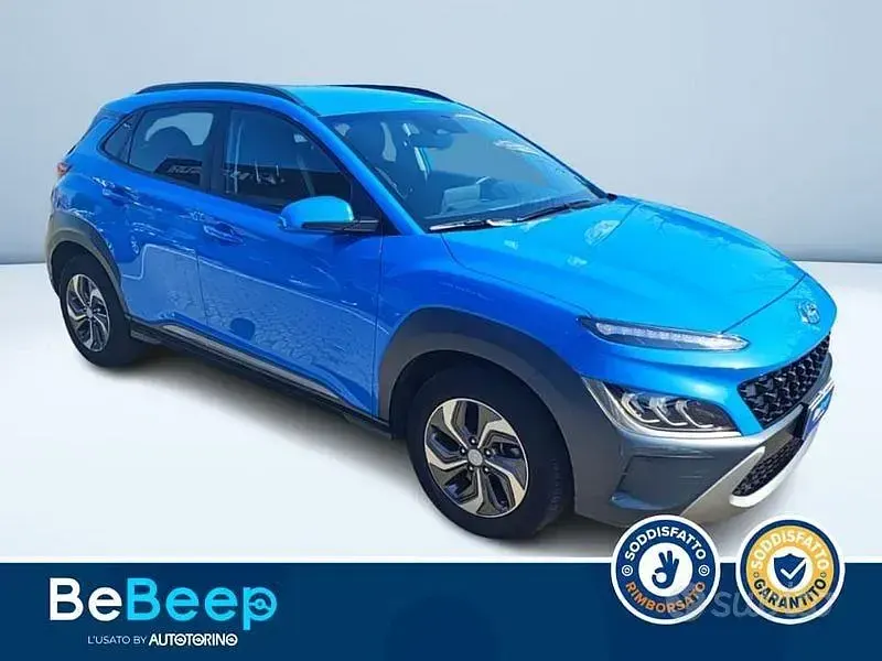 Usata Hyundai Kona 141 CV (103 kW) 2022 Blu metallizzato SUV