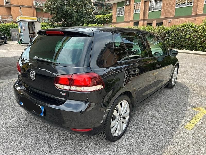 Usata VW Golf VI Highline 122 CV (89 kW) 2011 Nero Utilitaria