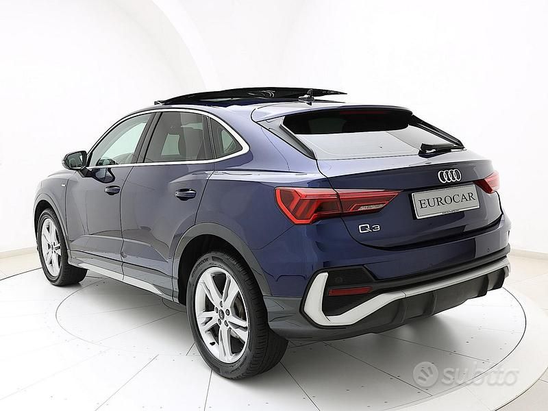 Usata Audi Q3 S-Line 150 CV (110 kW) 2021 Blu SUV