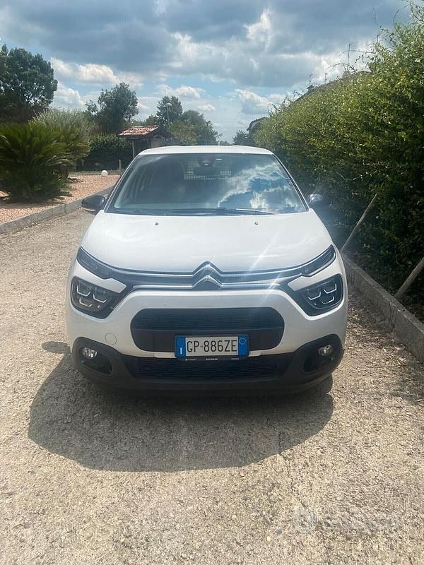 Bianco Usata 2023 Citroën C3 Feel Furgone | 9500 € (Ottimo prezzo) - Immagine 1/4