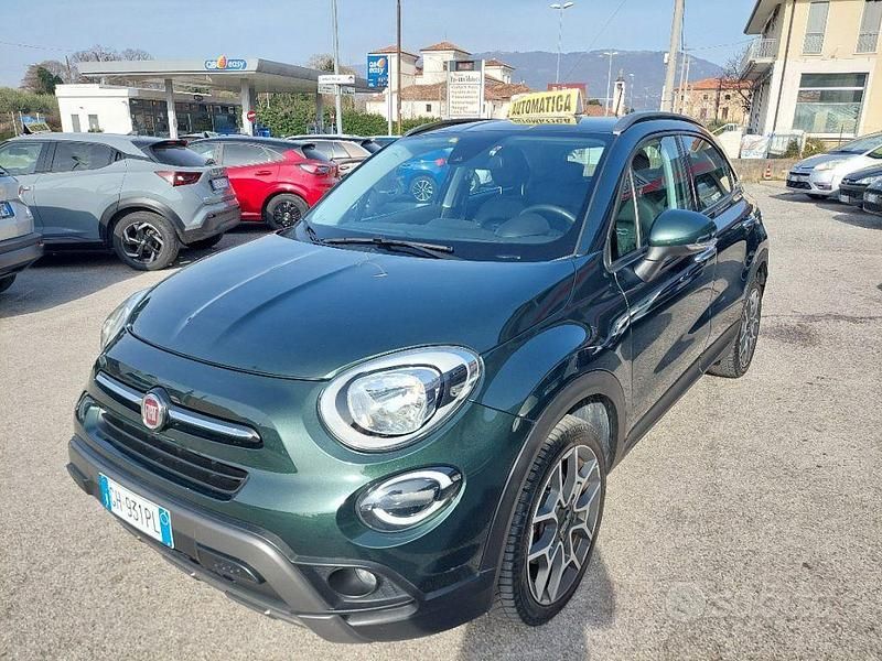 Usata Fiat 500X Cross 150 CV (110 kW) 2021 Verde SUV