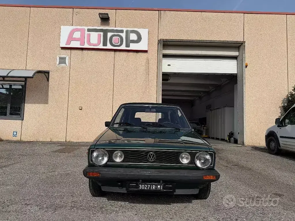 Usata VW Golf I 69 CV (50 kW) 1982 Verde Utilitaria