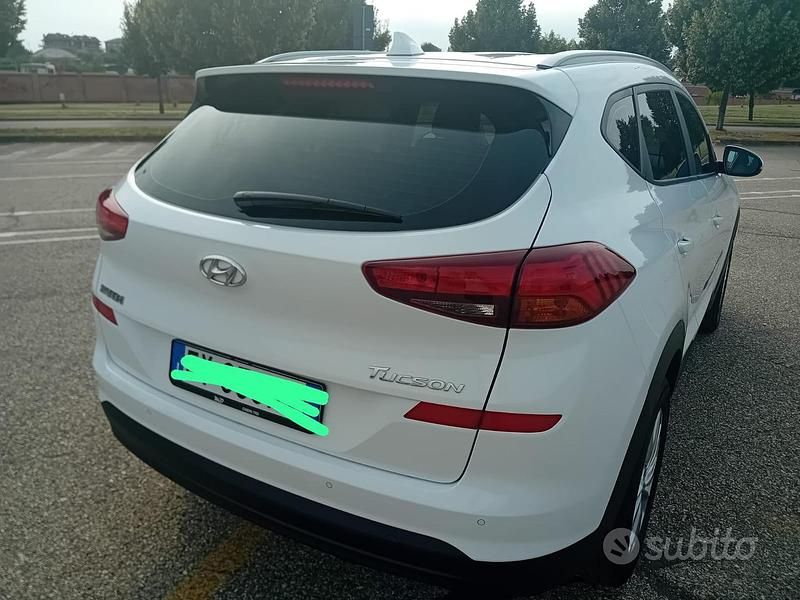 Usata Hyundai Tucson 132 CV (97 kW) 2019 Bianco SUV