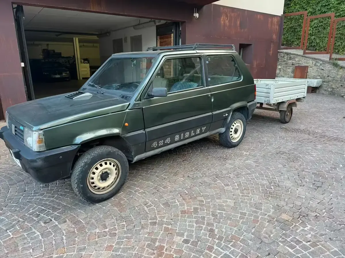 Usata Fiat Panda 4x4 50 CV (36 kW) 1990 Verde Utilitaria