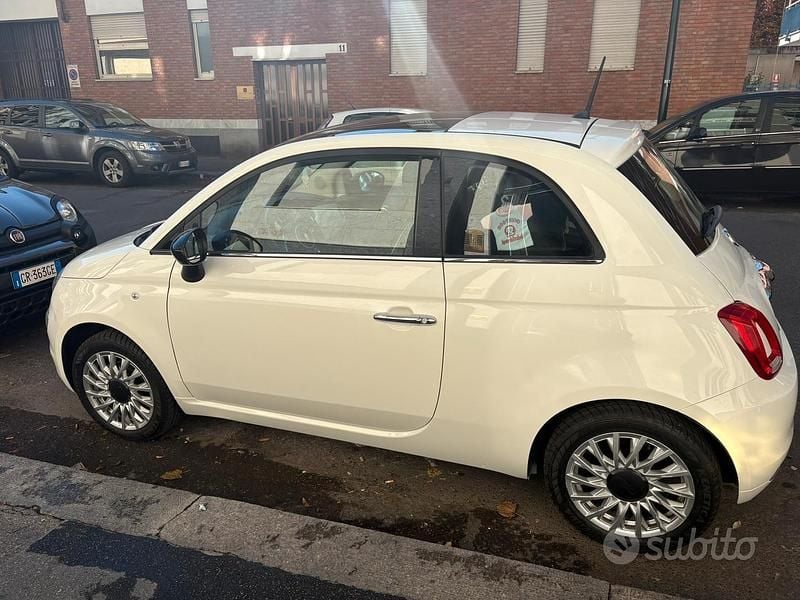 Usata Fiat 500 Lounge 69 CV (50 kW) 2018 Bianco Utilitaria