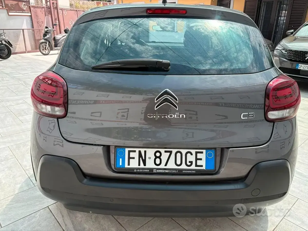Usata Citroën C3 PureTech 82 CV (60 kW) 2018 Grigio Utilitaria