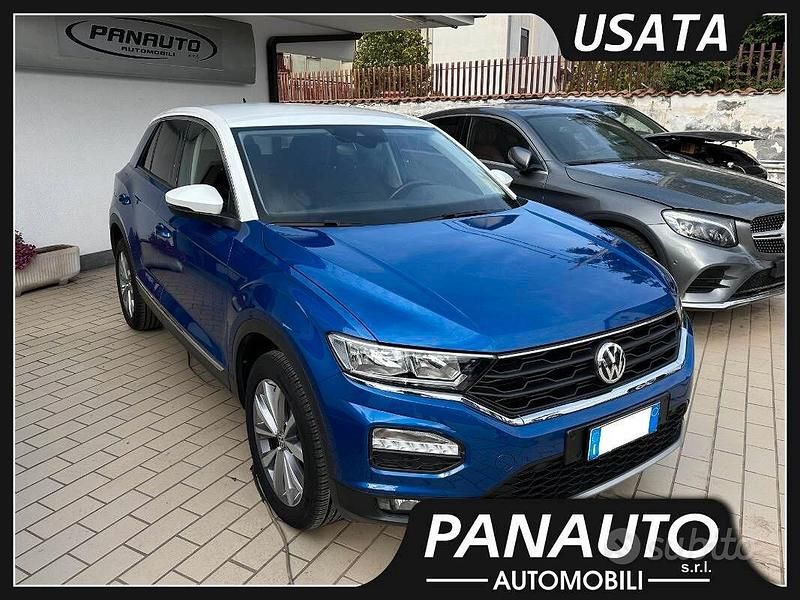 Usata VW T-Roc Style 115 CV (84 kW) 2019 Blu SUV