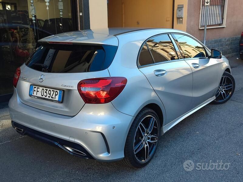 Usata Mercedes A200 Premium 136 CV (100 kW) 2016 Argento Berlina