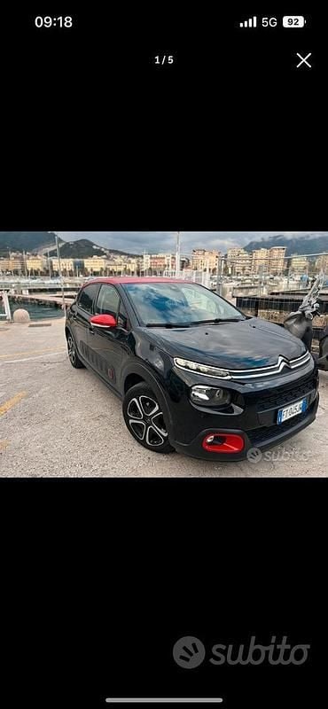 Usata Citroën C3 2019 Nero Utilitaria
