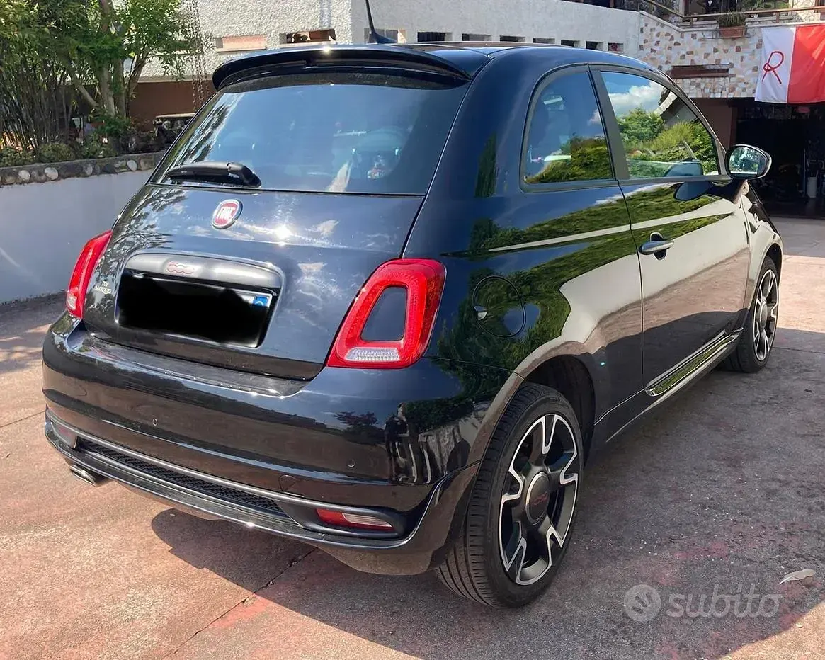 Usata Fiat 500S 69 CV (50 kW) 2019 Nero Utilitaria