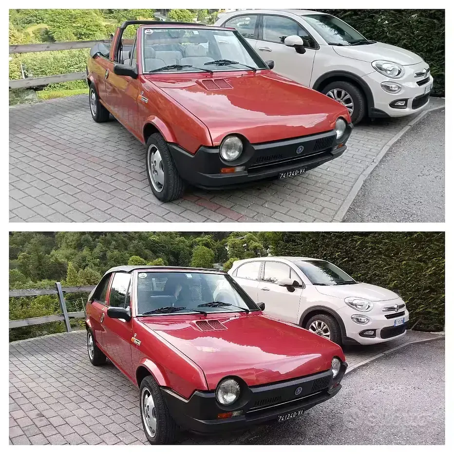 Usata Fiat Ritmo 85 CV (62 kW) 1982 Rosso Cabrio