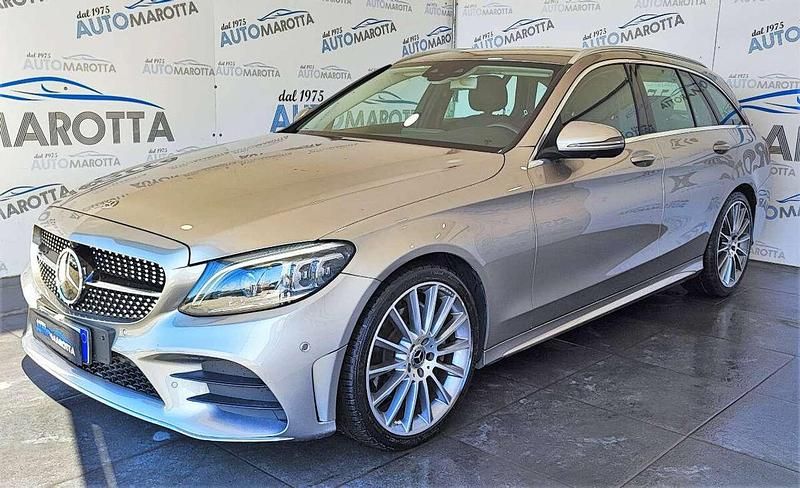 Usata Mercedes C220 Premium 196 CV (144 kW) 2019 Argento Station wagon