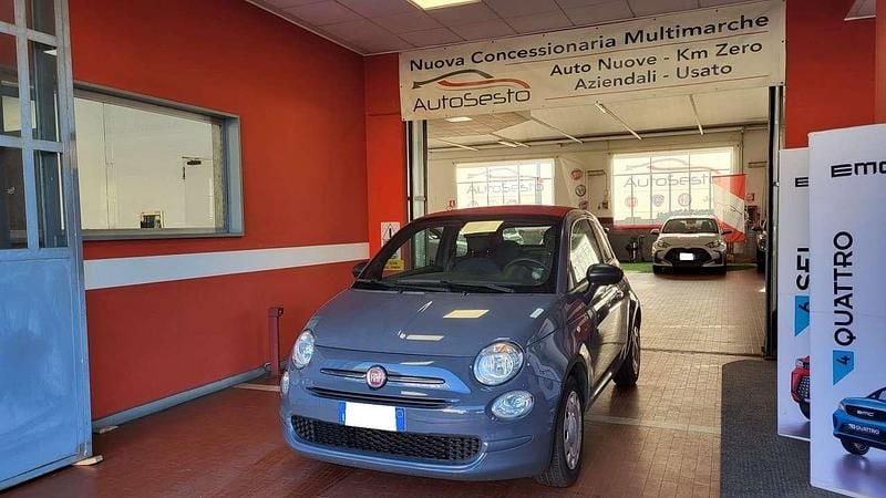 Grigio Usata 2022 Fiat 500C Cabrio | 10.400 € (Super prezzo) - Immagine 1/4