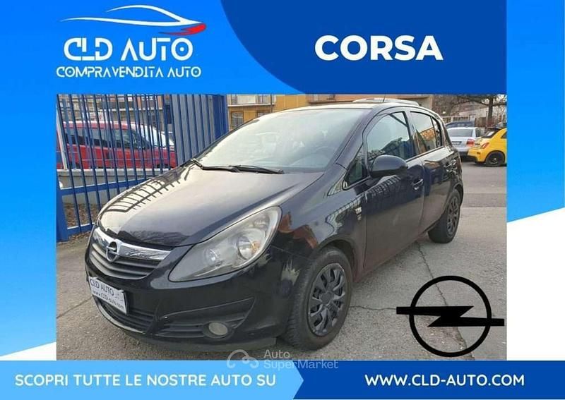 Usata Opel Corsa Club 75 CV (55 kW) 2011 Nero Berlina