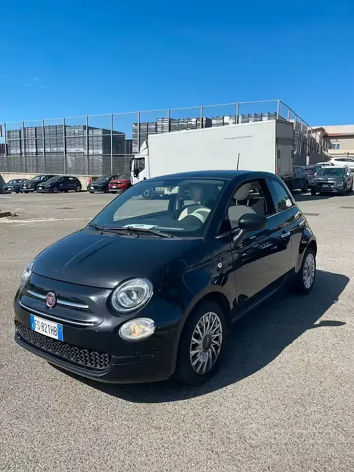 Usata Fiat 500 Lounge 69 CV (50 kW) 2018 Nero Berlina