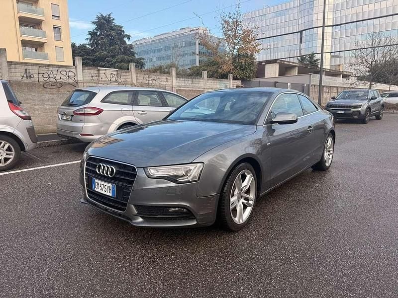 Usata Audi A5 S-Line 177 CV (130 kW) 2013 Argento Coupé