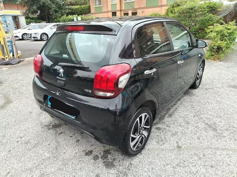 Usata Peugeot 108 Active 69 CV (50 kW) 2017 Nero Utilitaria