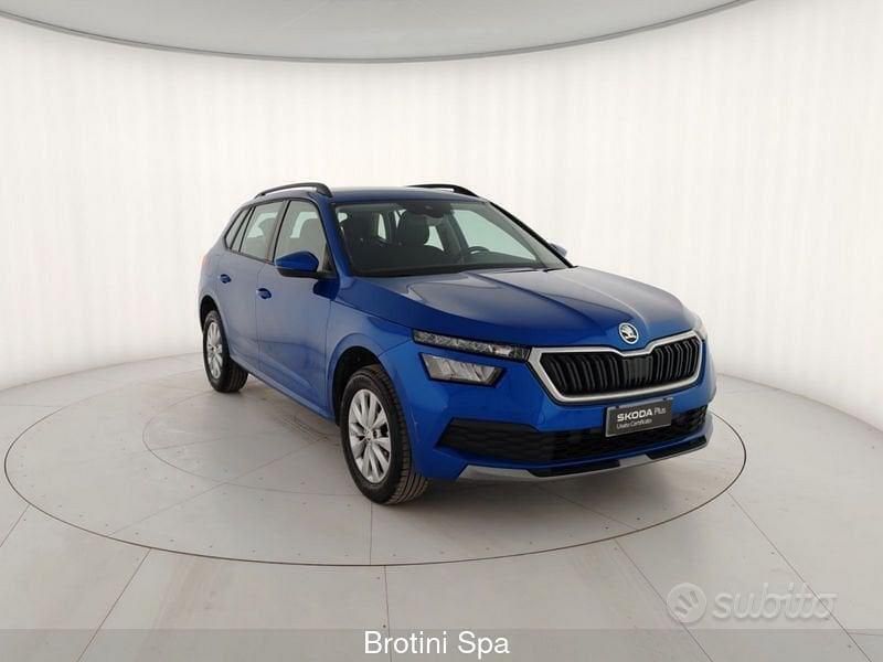 Usata Skoda Kamiq Ambition 95 CV (69 kW) 2022 Blu SUV