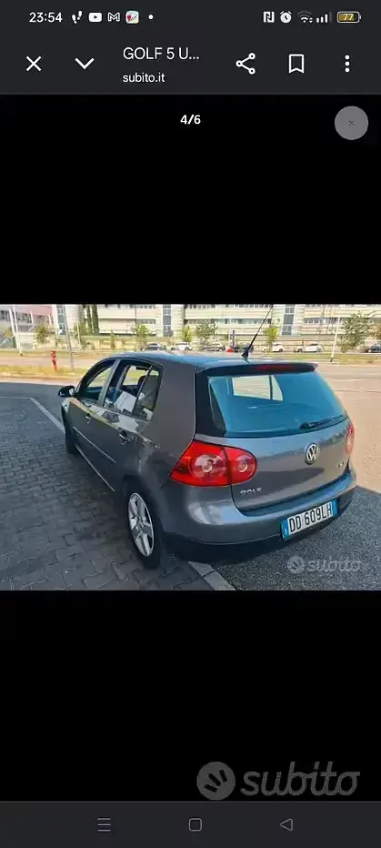 Usata VW Golf V 115 CV (84 kW) 2007 Berlina