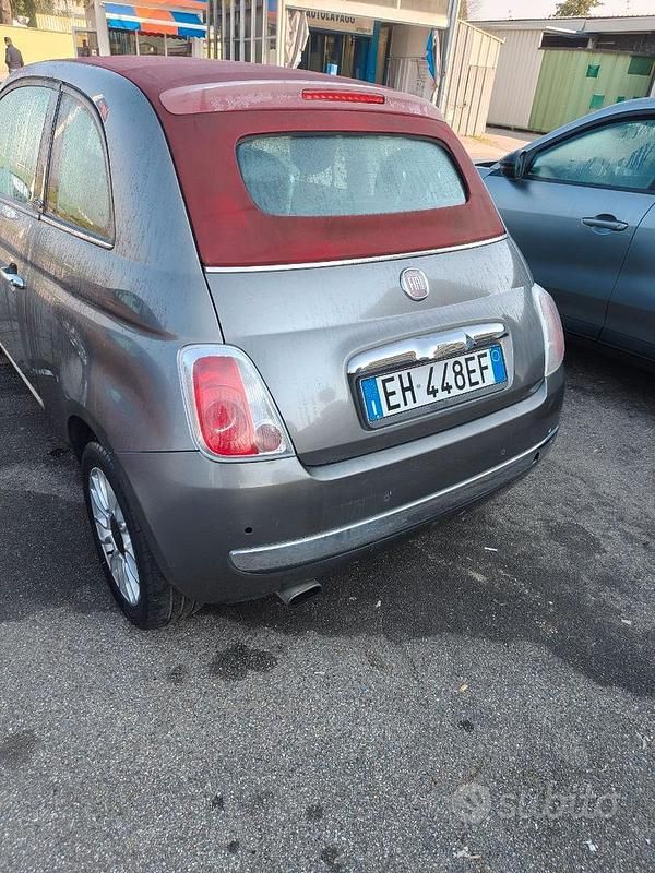 Usata Fiat 500 2011 Grigio Cabrio