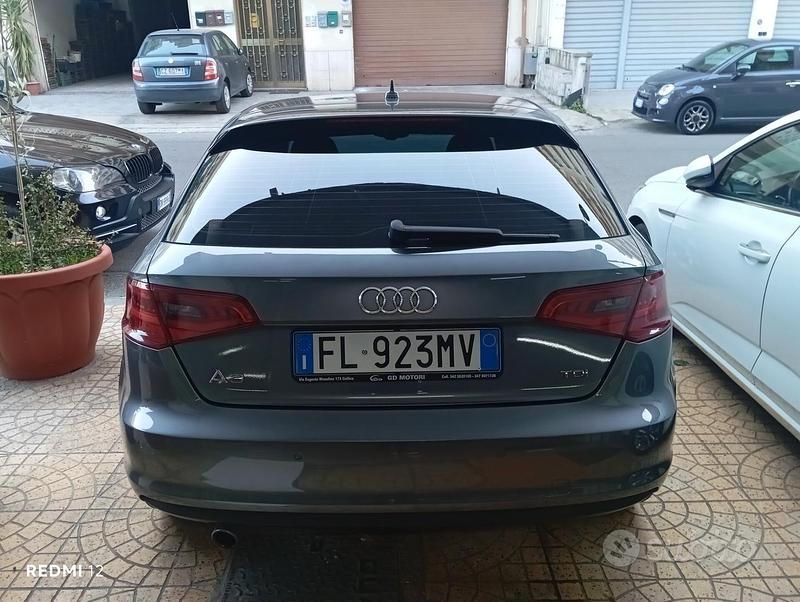 Usata Audi A3 Ambition 110 CV (80 kW) 2015 Grigio Berlina