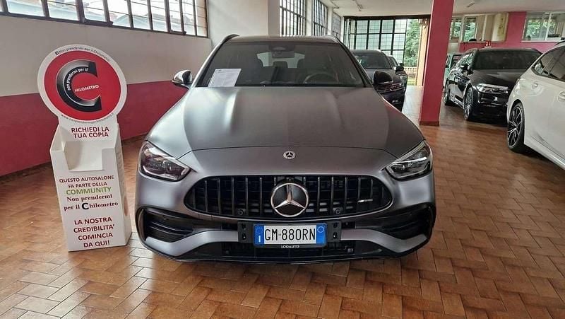 Usata Mercedes C43 AMG Premium 408 CV (300 kW) 2023 Grigio selenite magno manufakt Station wagon