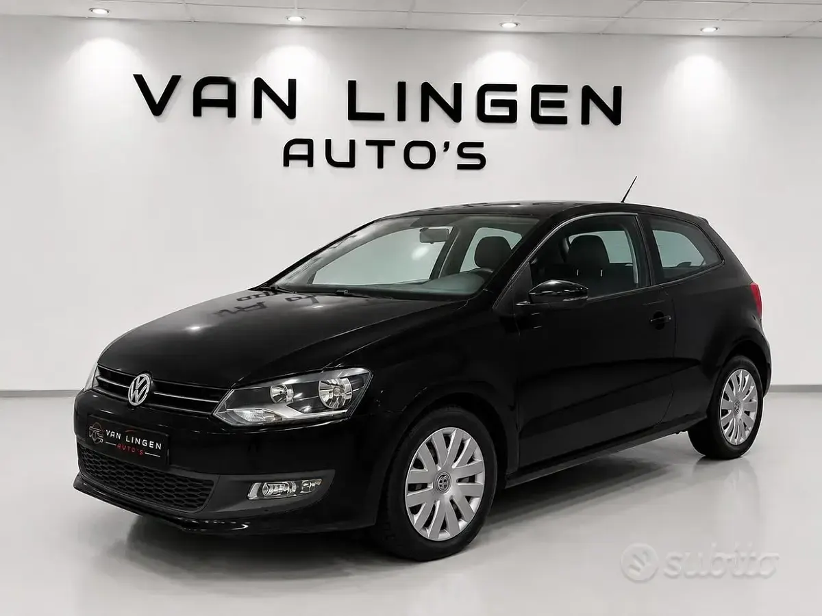 Usata VW Polo Trendline 60 CV (44 kW) 2010 Nero Utilitaria
