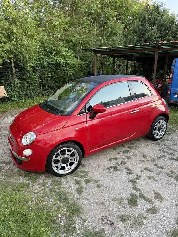 Usata Fiat 500C Lounge 105 CV (77 kW) 2011 Rosso Cabrio