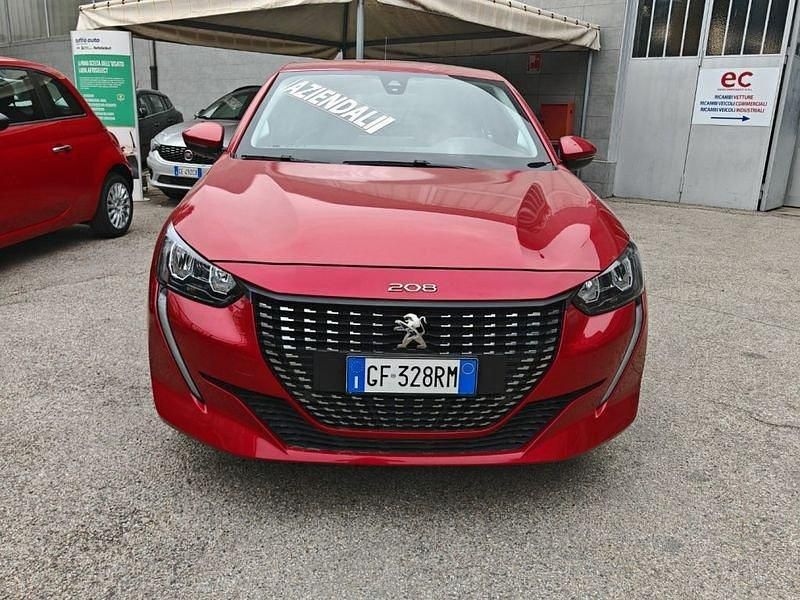 Usata Peugeot 208 Active 101 CV (74 kW) 2021 Rosso Utilitaria