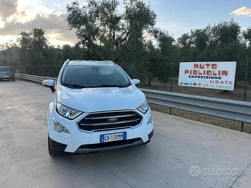 Usata Ford Ecosport Titanium 125 CV (91 kW) 2020 Bianco SUV