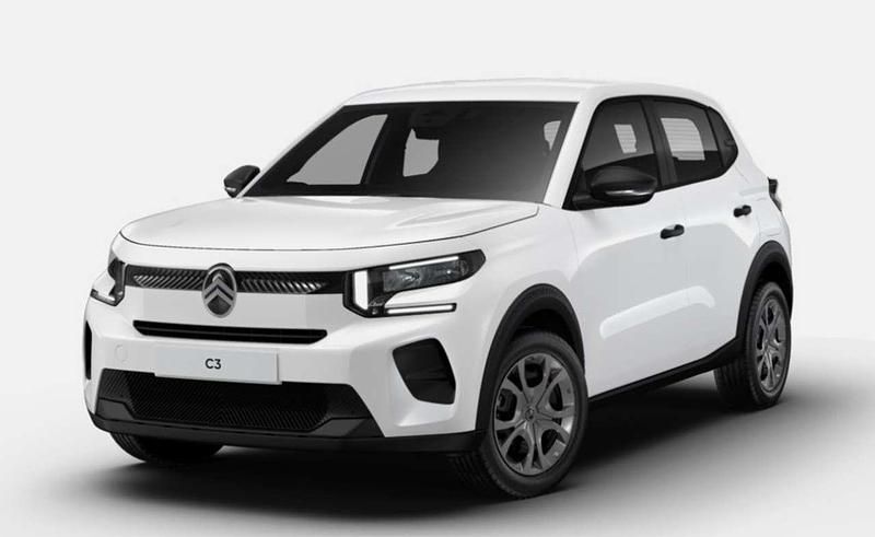 Nuova Citroën C3 PureTech 101 CV (74 kW) 2026 Polar white SUV