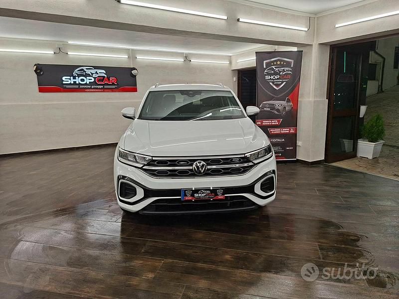 Usata VW T-Roc R-line 150 CV (110 kW) 2022 Bianco SUV