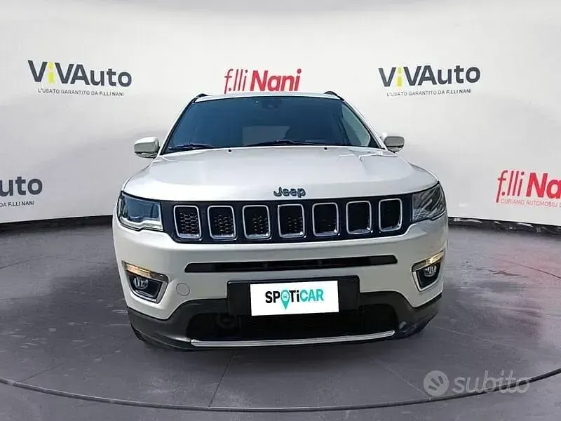 Usata Jeep Compass Limited 140 CV (102 kW) 2018 Bianco SUV