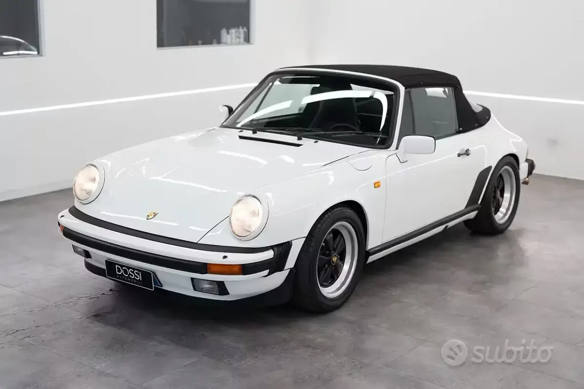 Usata Porsche 911 Carrera Cabriolet 231 CV (169 kW) 1985 Bianco Cabrio