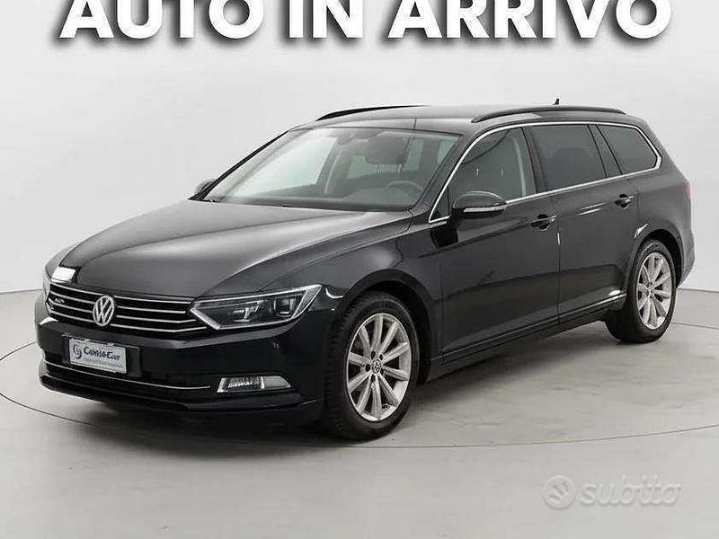Usata VW Passat Business 150 CV (110 kW) 2017 Nero Station wagon