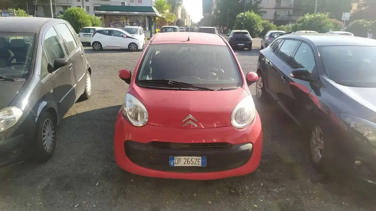 Usata Citroën C1 68 CV (50 kW) 2008 Rosso Utilitaria