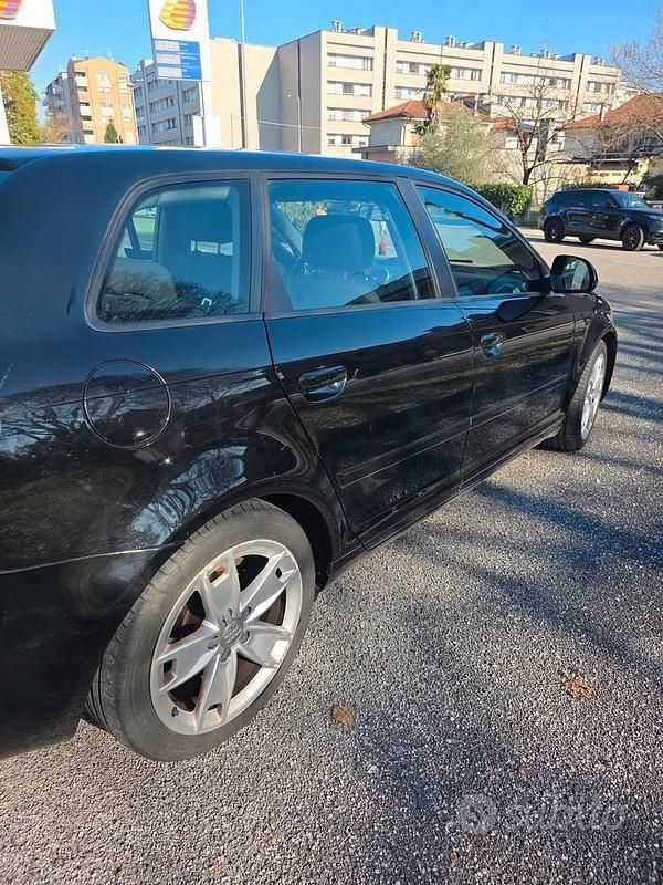 Usata Audi A3 150 CV (110 kW) 2008 Nero Utilitaria
